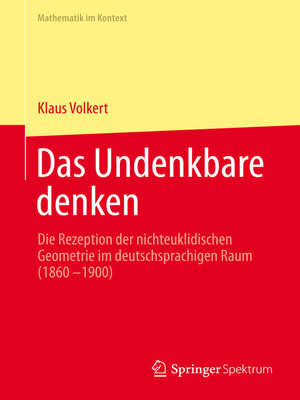 cover image of Das Undenkbare denken